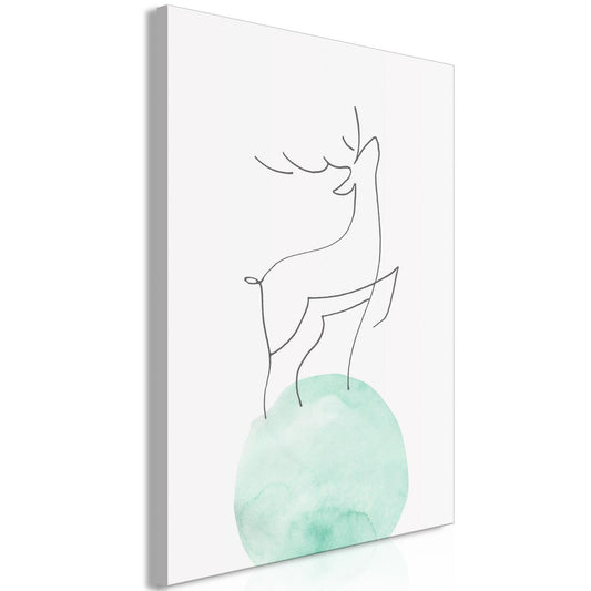 Wandbild Courage – Ausdrucksstarke Kunst auf Leinwand
