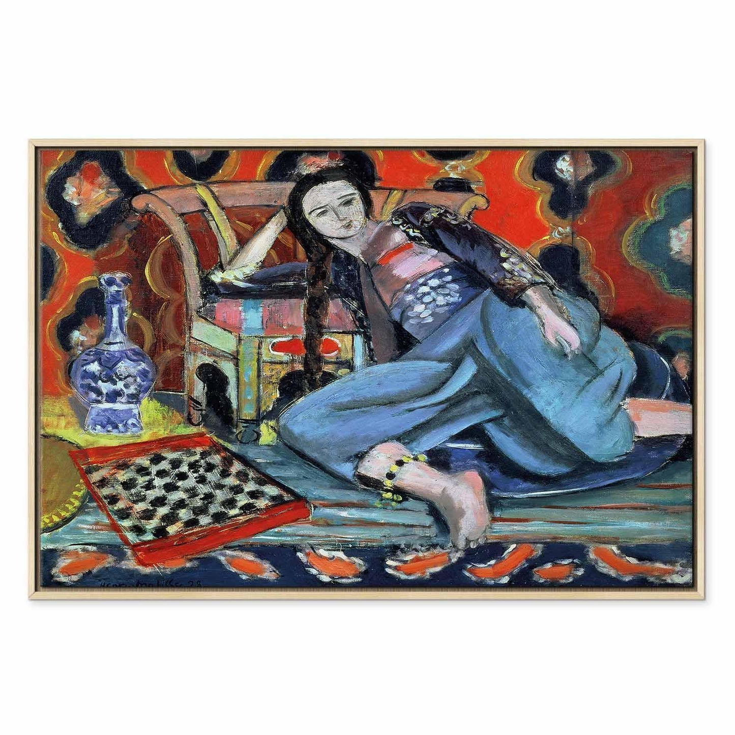 Leinwandbild - Henri Matisse – Odalisque with Turkish Chair
