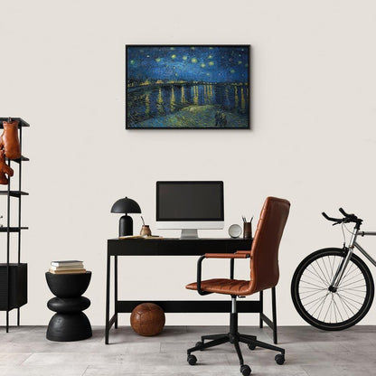 Leinwandbild - Vincent van Gogh – Starry Night Over the Rhône