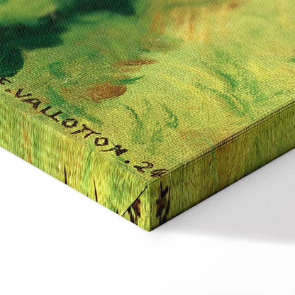 Leinwandbild - Félix Vallotton – Vallée de la Cagne