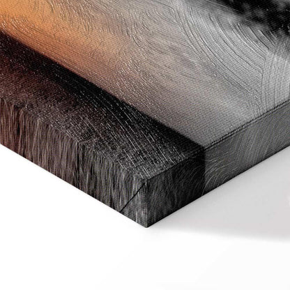 Leinwandbild - Elephant at Sunset