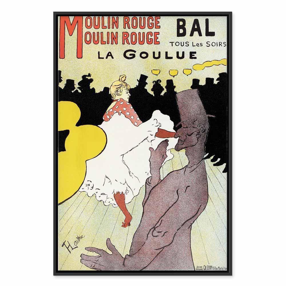 Leinwandbild - Henri de Toulouse-Lautrec – Moulin Rouge – La Goulue