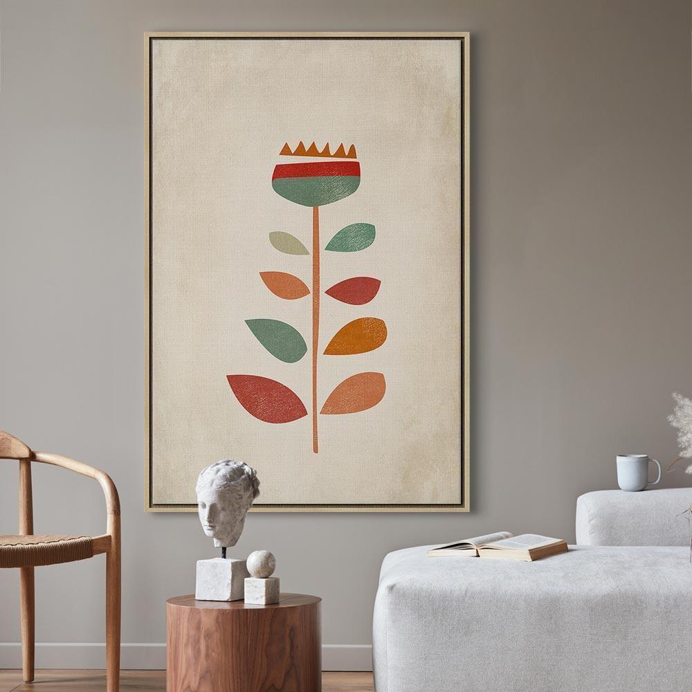 Leinwandbild - Queen of Flowers (1 Part) Vertical