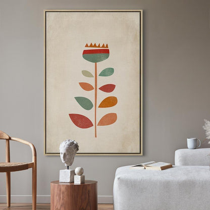 Leinwandbild - Queen of Flowers (1 Part) Vertical