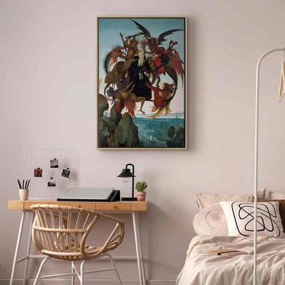 Leinwandbild - The Torment of Saint Anthony (Michelangelo) Artgeist