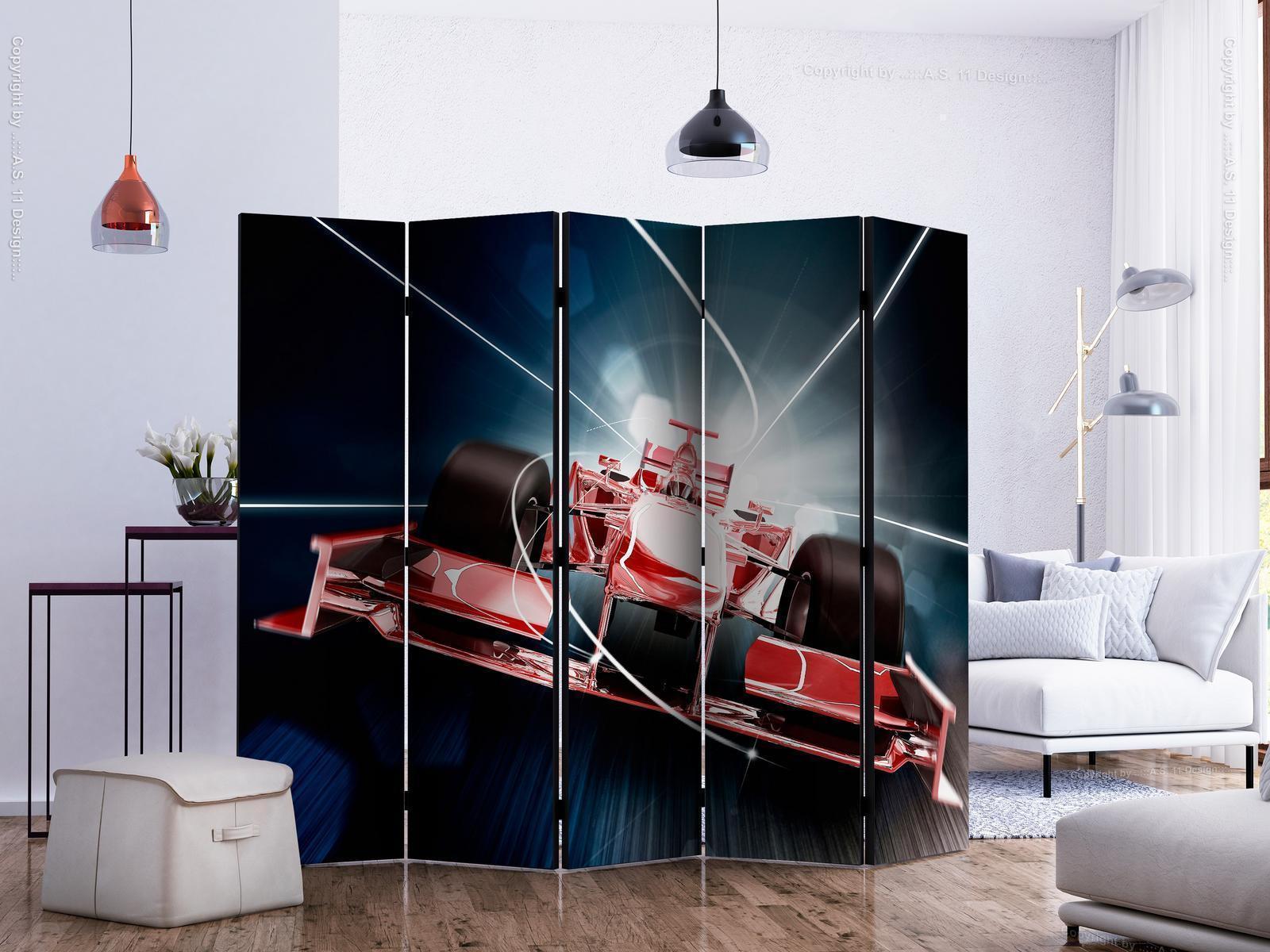Paravent - Speed and dynamics of Formula 1 II Artgeist