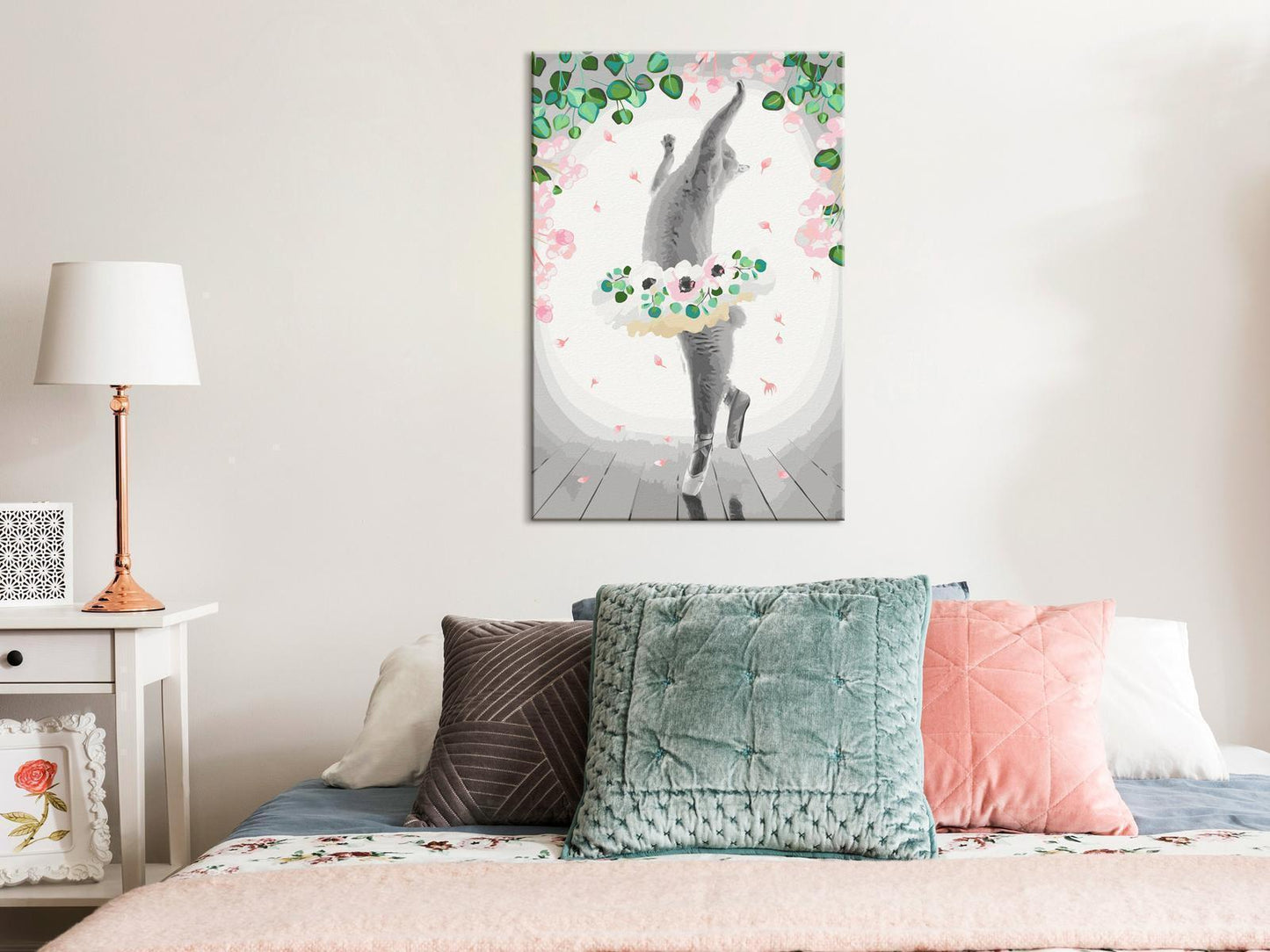 Malen nach Zahlen - Cat Ballerina