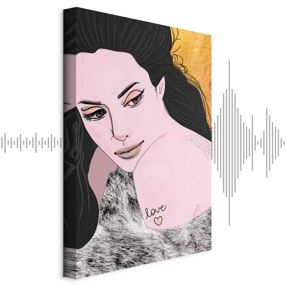 Leinwandbild - Sensual and Love (1 Part) Vertical