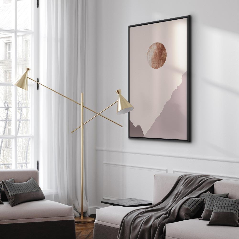 Leinwandbild - Mountain Planet (1 Part) Vertical