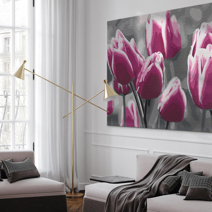 Malen nach Zahlen - Tulip Field