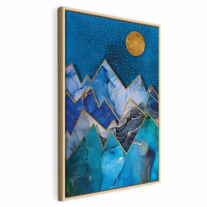 Leinwandbild - Night Walk (1 Part) Vertical