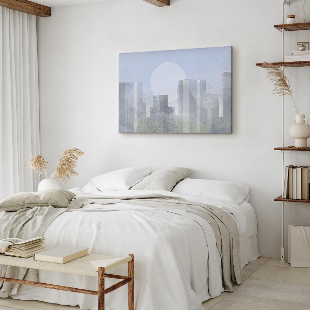 Leinwandbild - Modern City (1 Part) Wide - First Variant