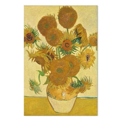 Leinwandbild - Vincent van Gogh – Sunflowers