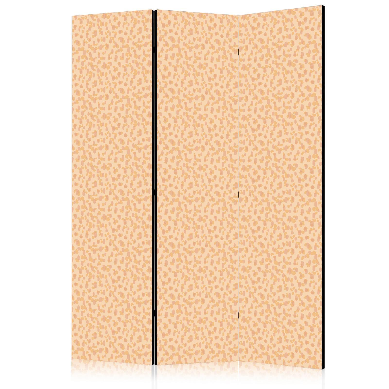 Paravent - Tiny Dots: Optimistic Pattern in Peach Colors Artgeist