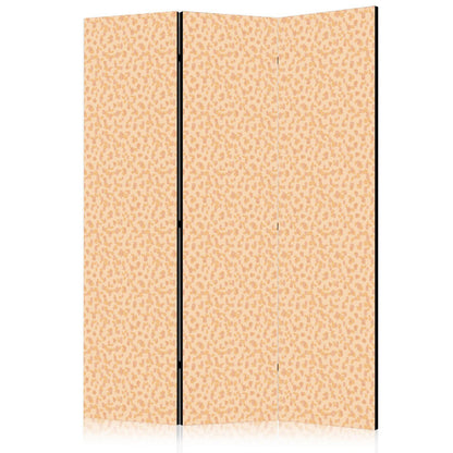 Paravent - Tiny Dots: Optimistic Pattern in Peach Colors Artgeist