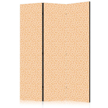 Paravent - Tiny Dots: Optimistic Pattern in Peach Colors Artgeist