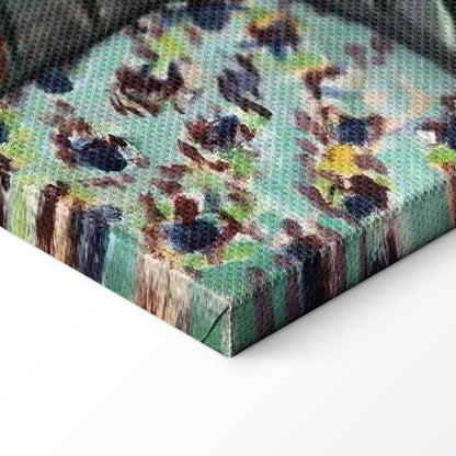 Leinwandbild - Henri Matisse – Decorative Figure on Ornamental Ground