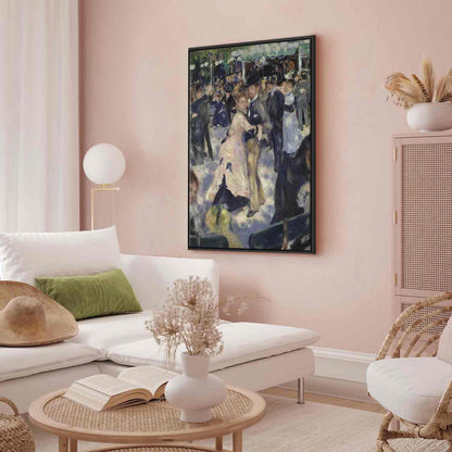 Leinwandbild - Pierre-Auguste Renoir – Le Moulin de la Galette, detail of the dancers