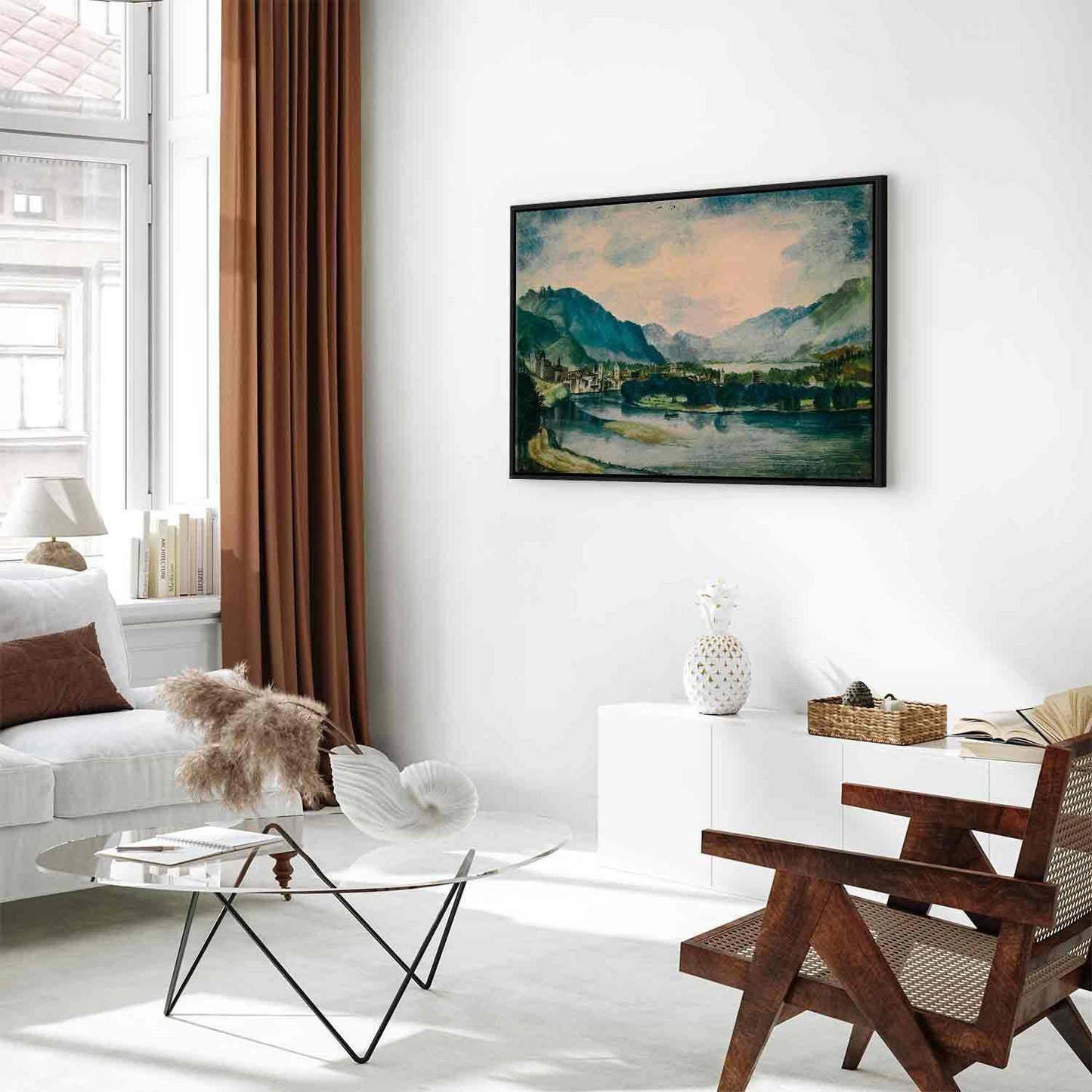 Leinwandbild - Albrecht Dürer – View of Trento from the North