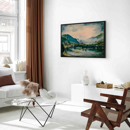 Leinwandbild - Albrecht Dürer – View of Trento from the North