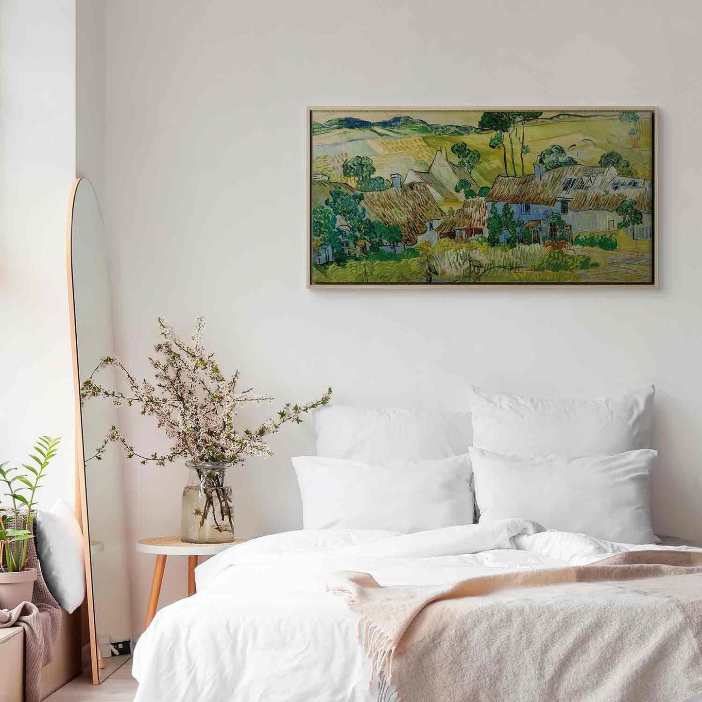 Leinwandbild - Vincent Van Gogh – Farms near Auvers