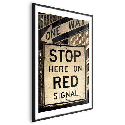 Poster - Road Signs Artgeist