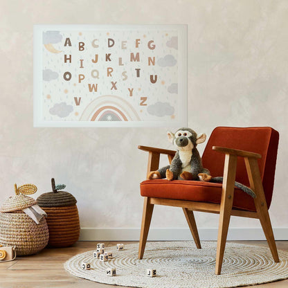 Poster - Letters in Muted Colors Artgeist