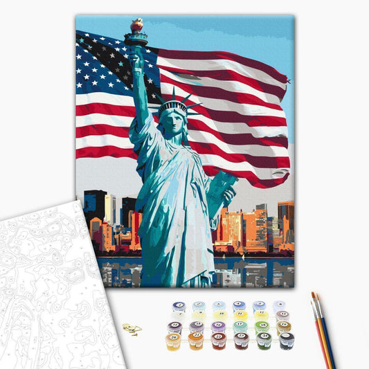 Malen nach Zahlen - Proud American