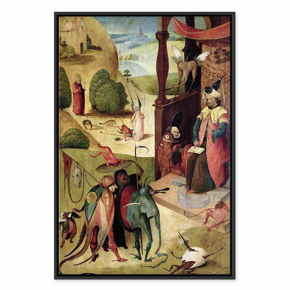 Leinwandbild - Hieronymus Bosch – St James and the Magician