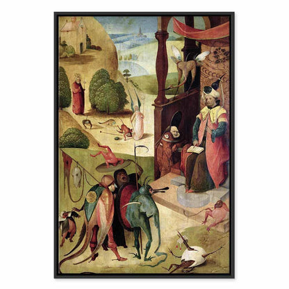 Leinwandbild - Hieronymus Bosch – St James and the Magician