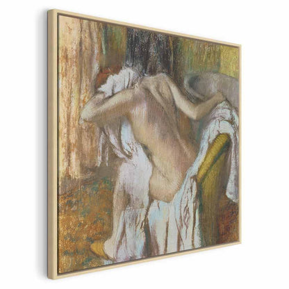 Leinwandbild - Edgar Degas – Woman drying herself