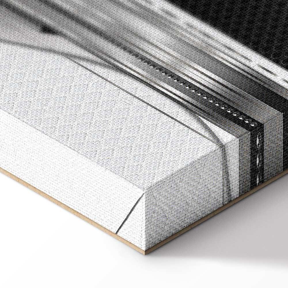 Leinwandbild - Silver Cut