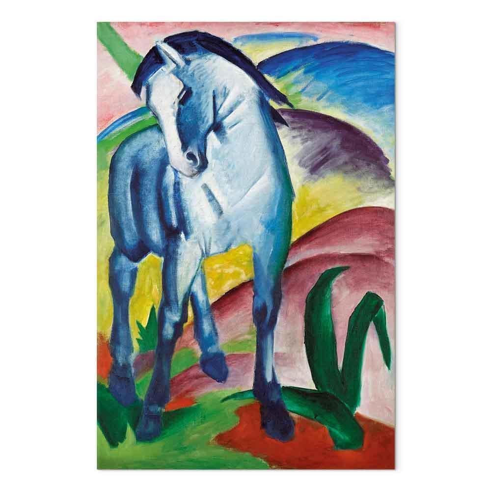 Leinwandbild - Franz Marc – Blue Horse