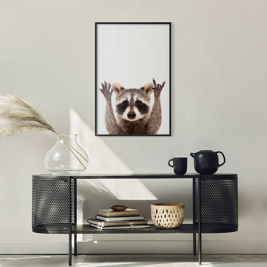 Poster - Raccoon Artgeist