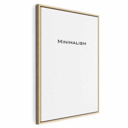 Leinwandbild - Minimalism (1 Part) Vertical