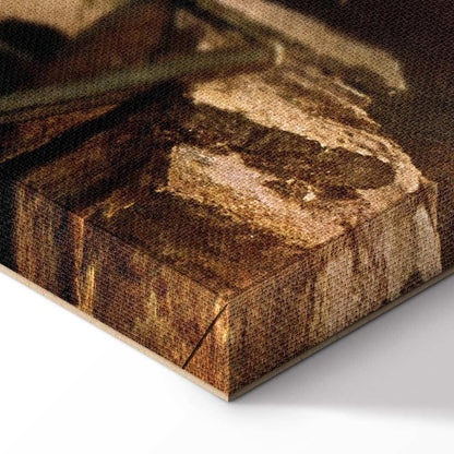 Leinwandbild - Carl Spitzweg – Im Dachstübchen