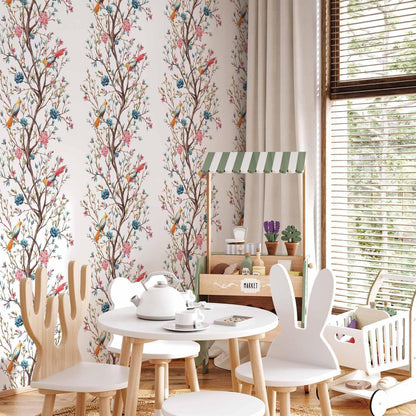 Tapete - Birds on a Flowering Twig