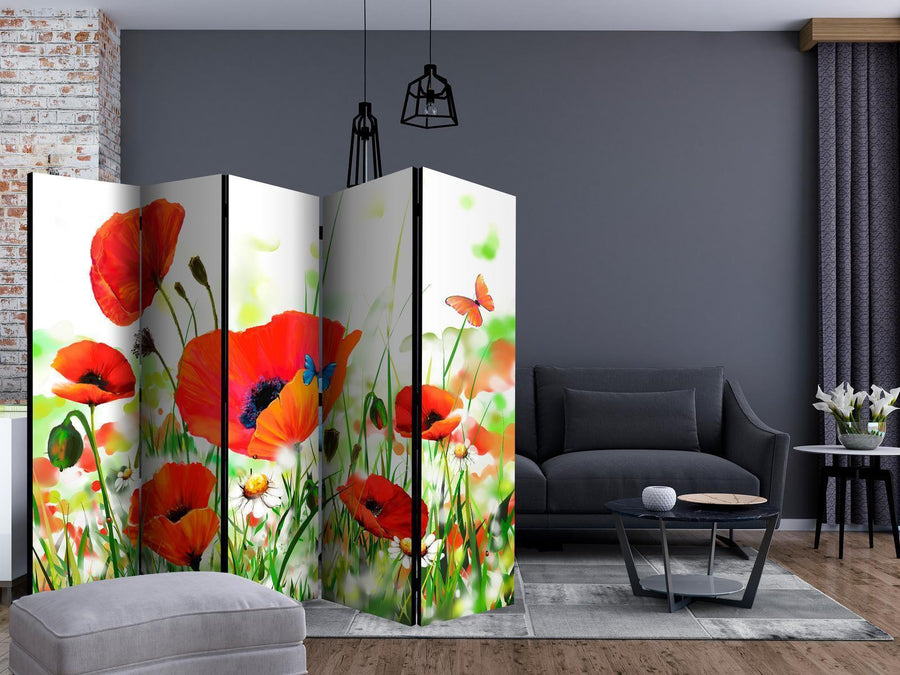 Paravent - Country poppies II Artgeist