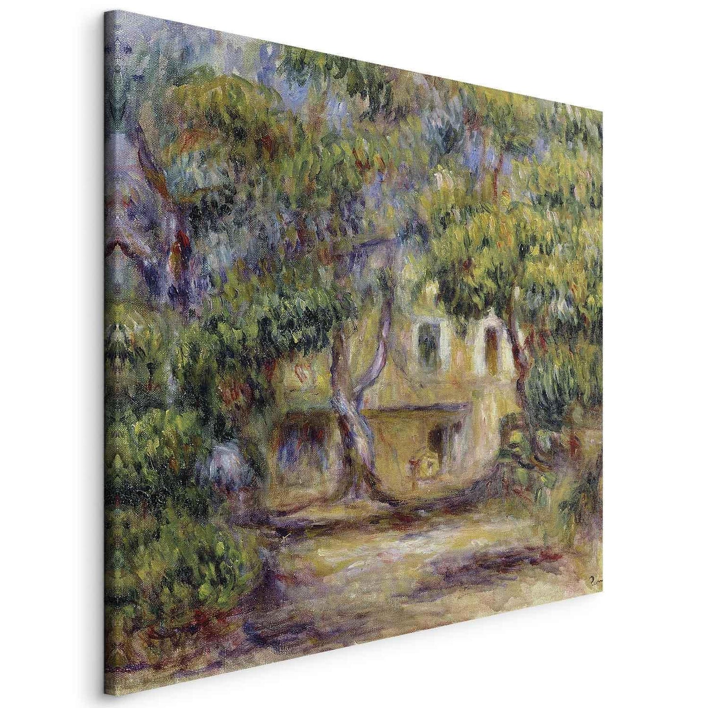 Leinwandbild - Pierre-Auguste Renoir – The Farm at Les Collettes