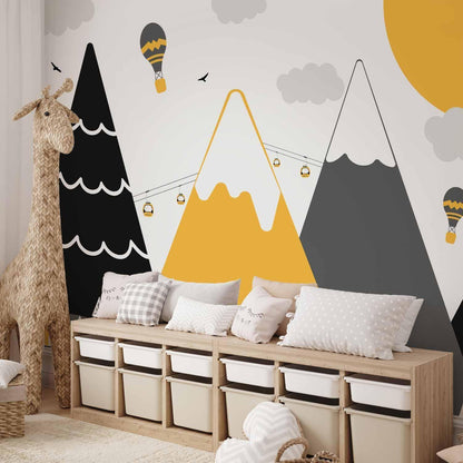 Fototapete - Adventure in the Mountains