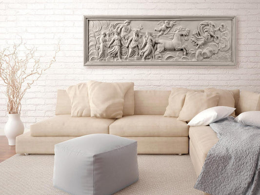 Leinwandbild - Relief: Apollo and Muses Artgeist