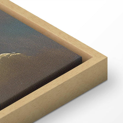 Leinwandbild - Sun and Shadows: A Theatrical Display of Nature High Above the Earth