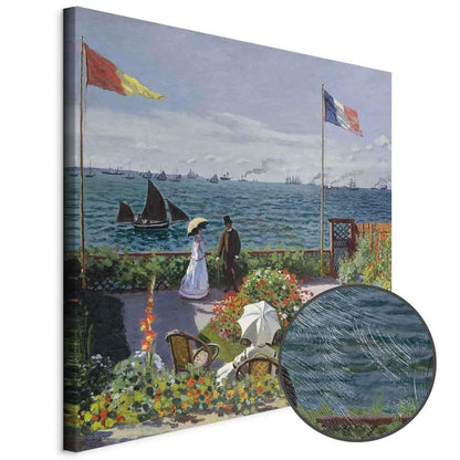 Leinwandbild - Claude Monet – Terrace at Sainte-Adresse