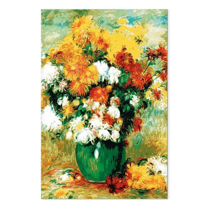 Leinwandbild - Pierre-Auguste Renoir – Chrysanthemums