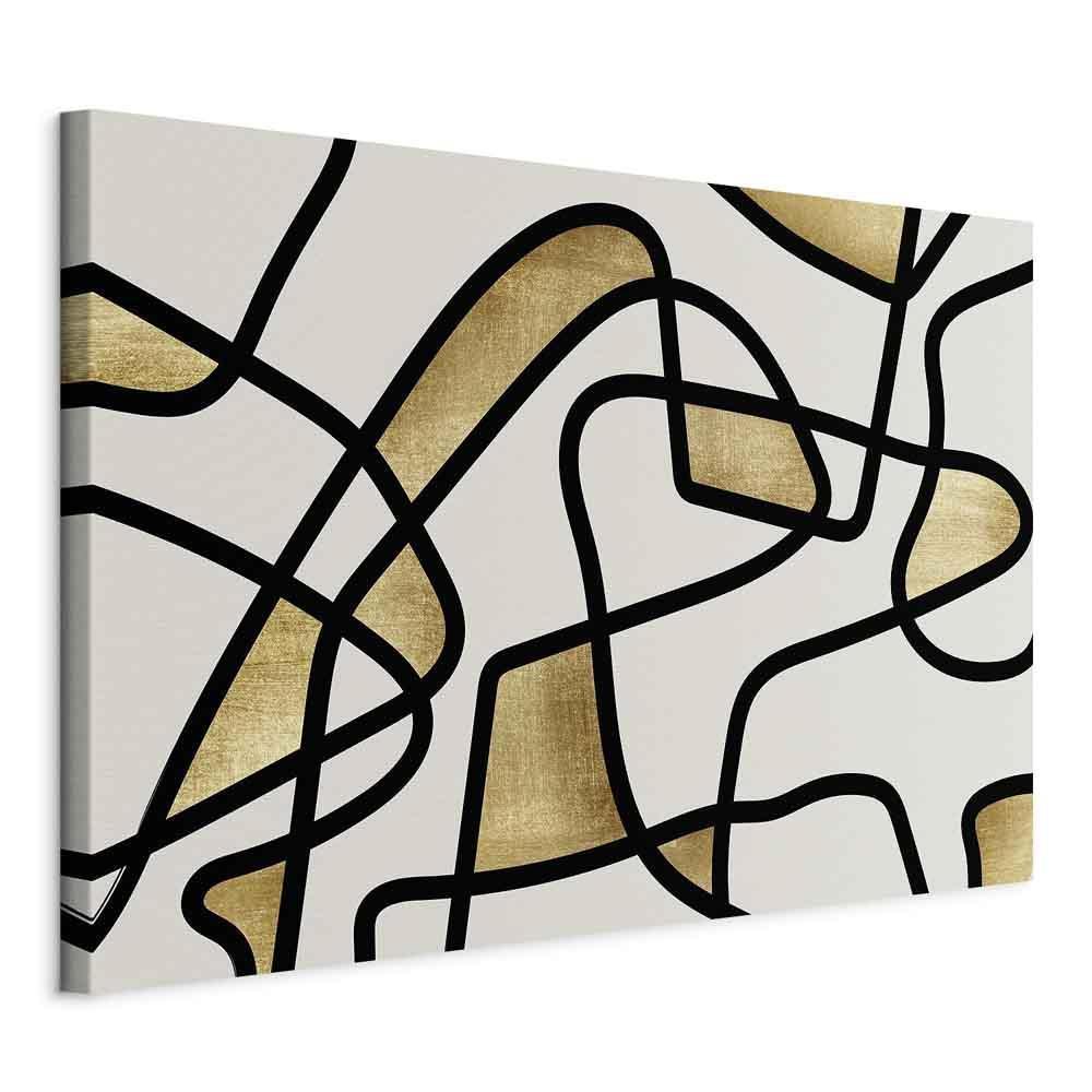 Leinwandbild - Golden Spiral (1 Part) Wide