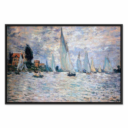 Leinwandbild - Claude Monet - Sailboats, Regatta in Argenteuil