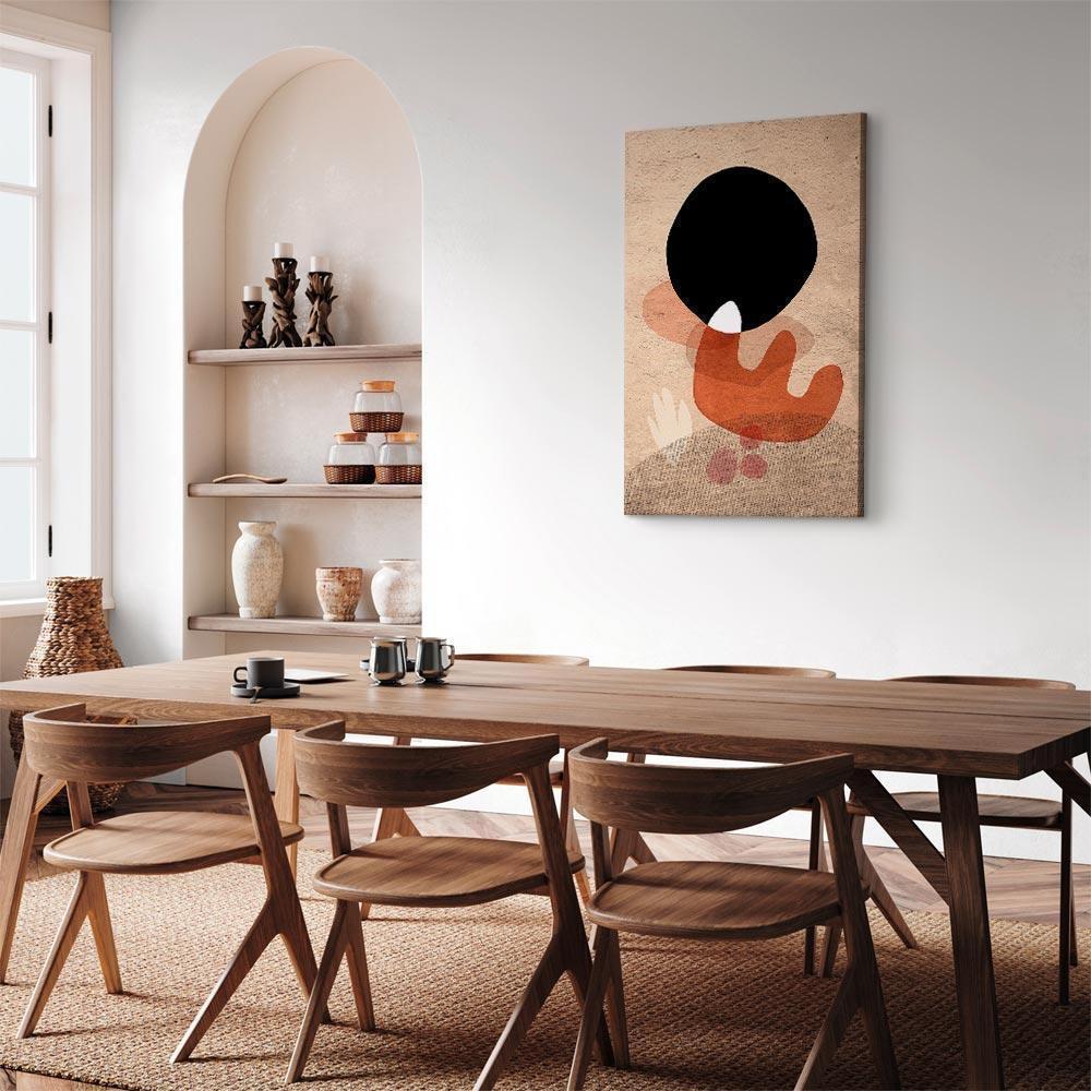 Leinwandbild - Black Stone (1 Part) Vertical