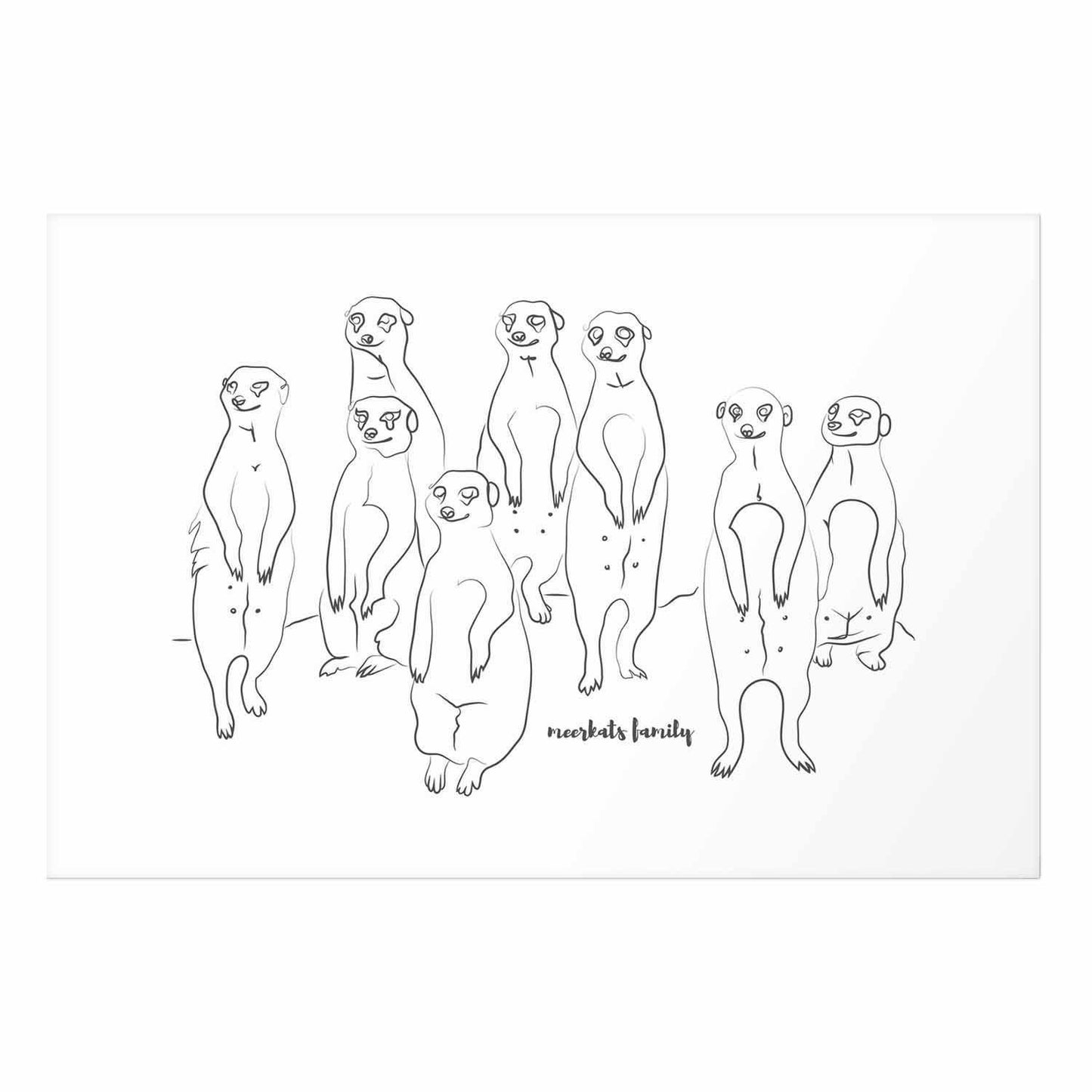 Poster - Meerkat Family