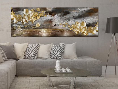 Leinwandbild - Golden Garden (1 Part) Narrow Artgeist