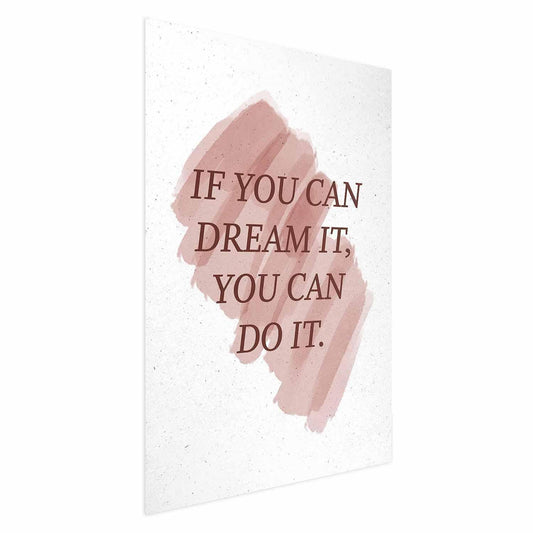 Poster - You Can Do It Artgeist